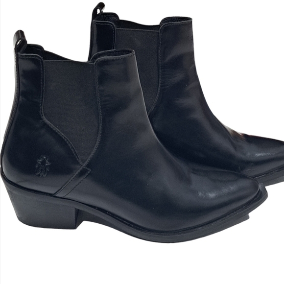 Fly London Leather Chelsea Ankle Boots size EU 40 US 9 - Picture 4 of 5